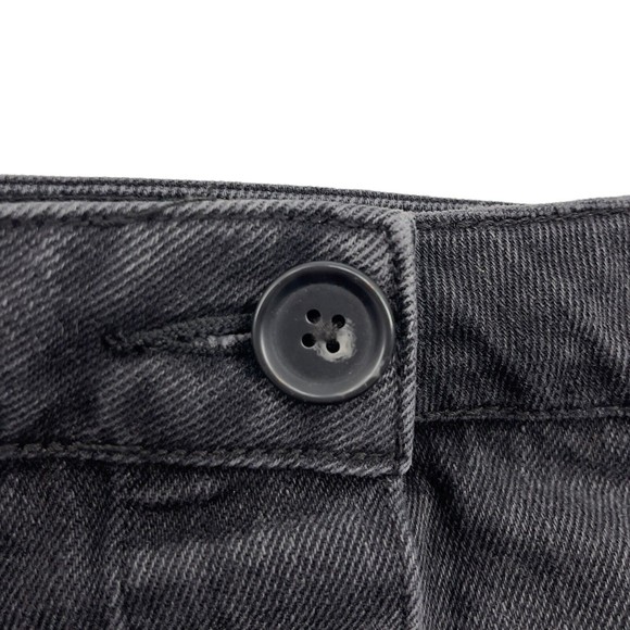 Free People Womens Dont Get Me Wrong Skirt Button Front High Waisted Black 28 - Picture 5 of 10